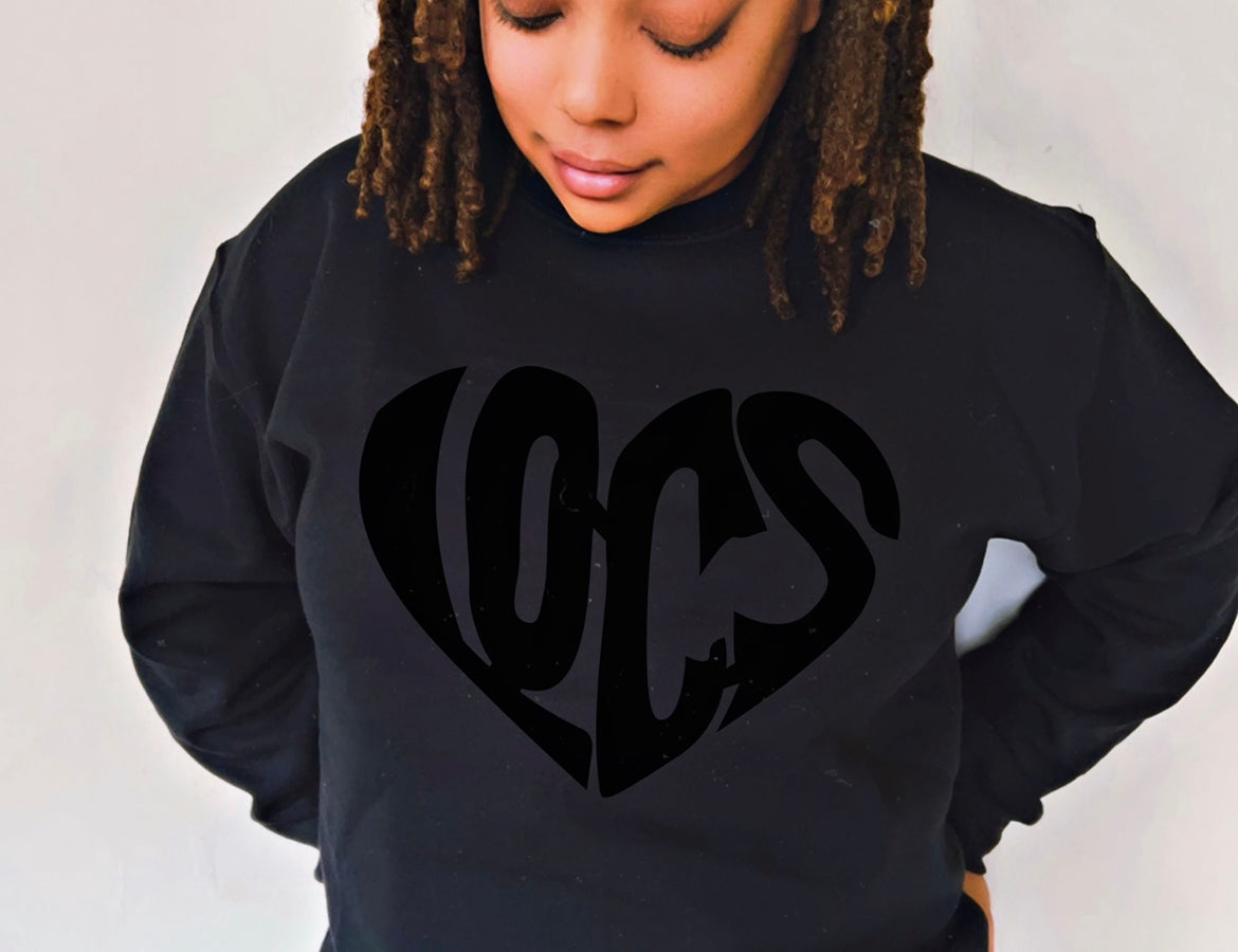 Black on Black Loc sweater